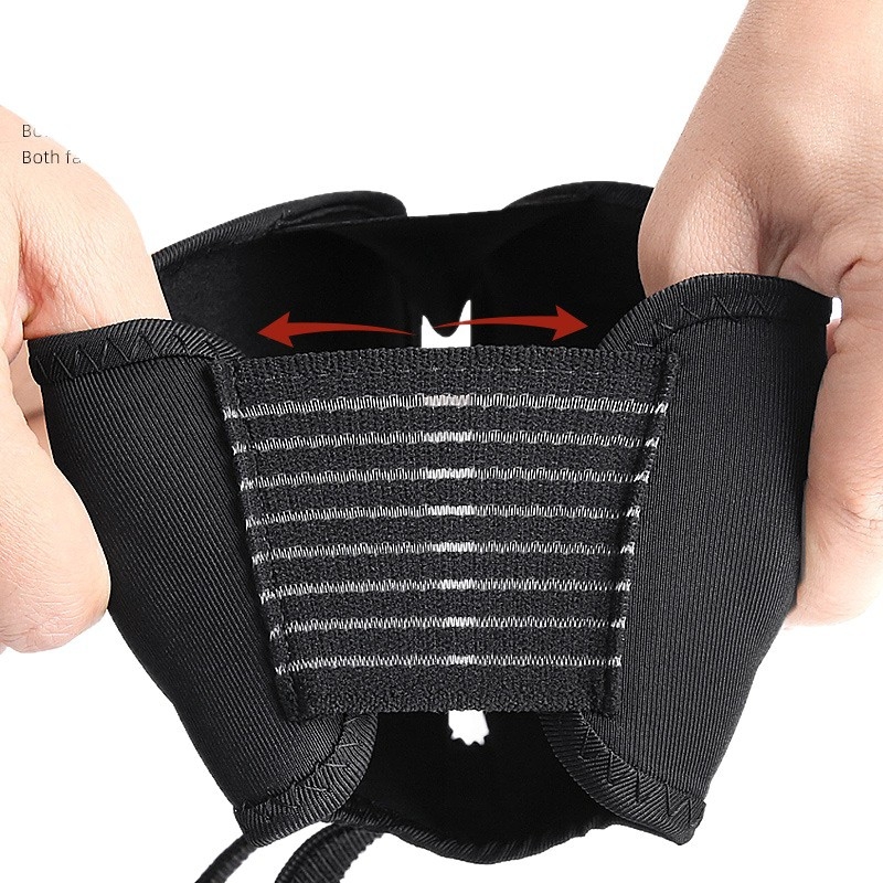 Sporto čiurnos įtvaras su EVA sustiprinta konstrukcija, Lycra audinys, elastinis dirželis, plastikinė sagtis ir Velcro – smūgiams atsparus, palaikantis, elastinis suspaudimas suaugusiems, tinkamas futbolui, krepšiniui ir tinkliniui.