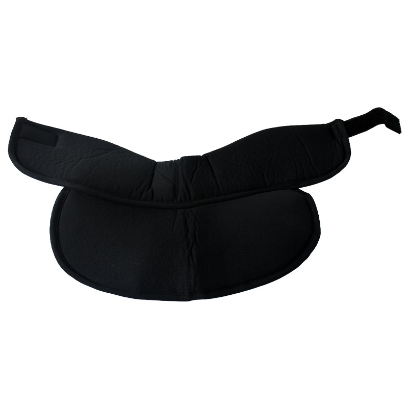 Ledo hokeja kaklo apsauga, sustiprinta, kvėpuojanti, 900D Oxford audinys su vidiniu putų sluoksniu ir tinkliniu audiniu, reguliuojamas Velcro užsegimas