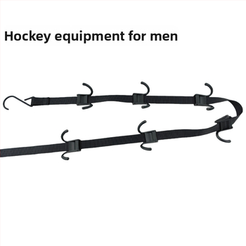 Akatsune пластмасов закачалник за хокей за задната врата - държач с куки за съхранение на хокейно оборудване и дрехи