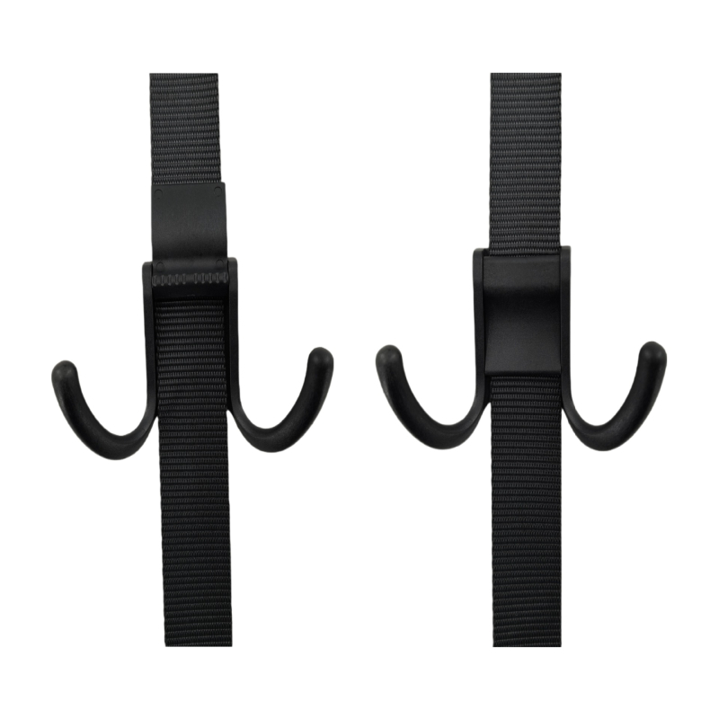 Akatsune пластмасов закачалник за хокей за задната врата - държач с куки за съхранение на хокейно оборудване и дрехи