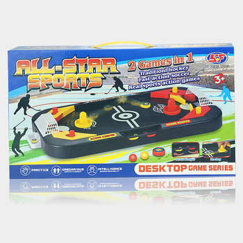 Хокей на маса за двама - интерактивна пластмасова игра за родители и деца