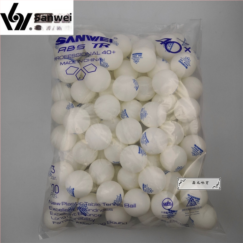SANWEI TR galda tenisa bumba, ABS materiāls, bez logotipa, bez pielāgošanas