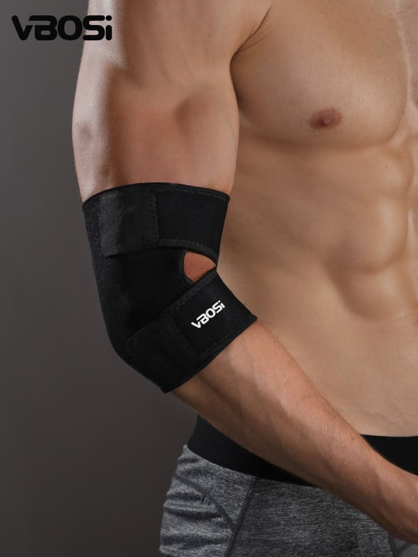 Neopreno alkūnių apsauga - kompresinės apsaugos suaugusiems, tinkama krepšiniui, dviračiui, štangų kilnojimui ir tenisui