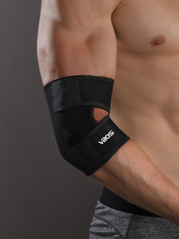 Neopreno alkūnių apsauga - kompresinės apsaugos suaugusiems, tinkama krepšiniui, dviračiui, štangų kilnojimui ir tenisui