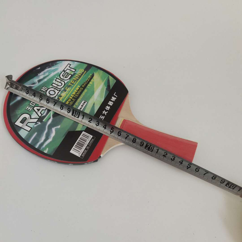 Reket stolni tenis Wang Zhongyu; jezgro ploče od topole; guma s ljepilom; ravni udarac; za odrasle