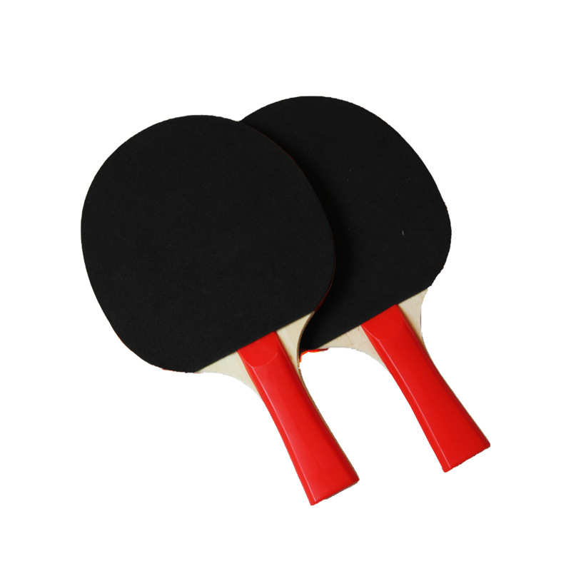 Set reketa za stolni tenis (2 komada) s 4 lopte za djecu — Little Prodigy, ploča od topole, guma s pozitivnim ljepilom, vodoravni udar