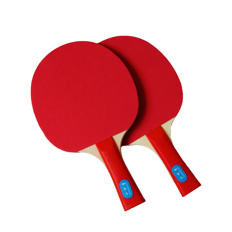 Set reketa za stolni tenis (2 komada) s 4 lopte za djecu — Little Prodigy, ploča od topole, guma s pozitivnim ljepilom, vodoravni udar