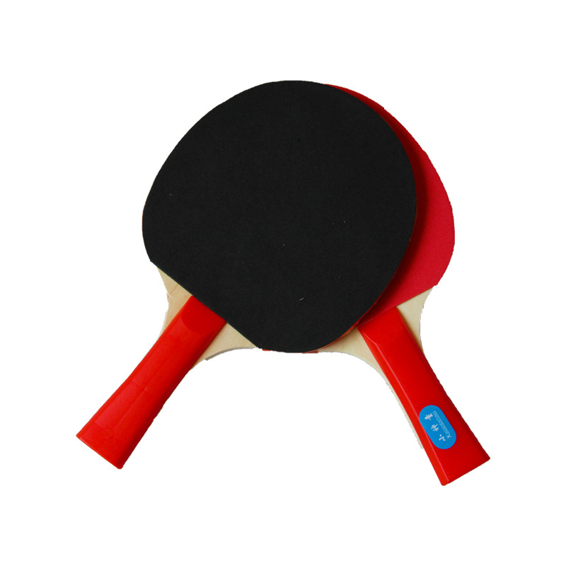 Set reketa za stolni tenis (2 komada) s 4 lopte za djecu — Little Prodigy, ploča od topole, guma s pozitivnim ljepilom, vodoravni udar