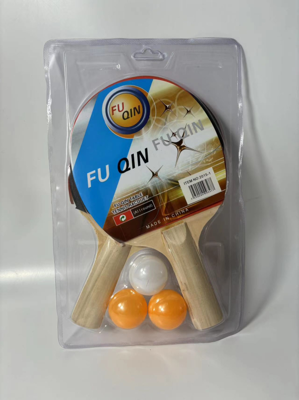 McKeigo stolnoteniski reketa, set od 2 komada s 3 lopte; ploča: topola; guma: reverse glue; tip reketa: horizontalni udar