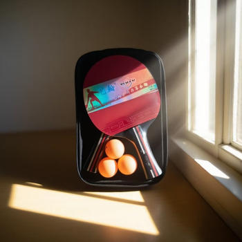 Yihan visokokvalitetna raketa za stolni tenis – za trening i zabavu, guma s dugim ljepilom, vodoravni udar, materijal dna ploče: drvo