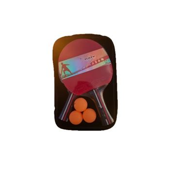 Yihan visokokvalitetna raketa za stolni tenis – za trening i zabavu, guma s dugim ljepilom, vodoravni udar, materijal dna ploče: drvo