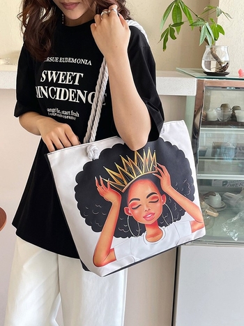 Kangas tote kott tõmblukuga, polüestri vooder, horisontaalne ruudukujuline kuju, topelt käepidemed