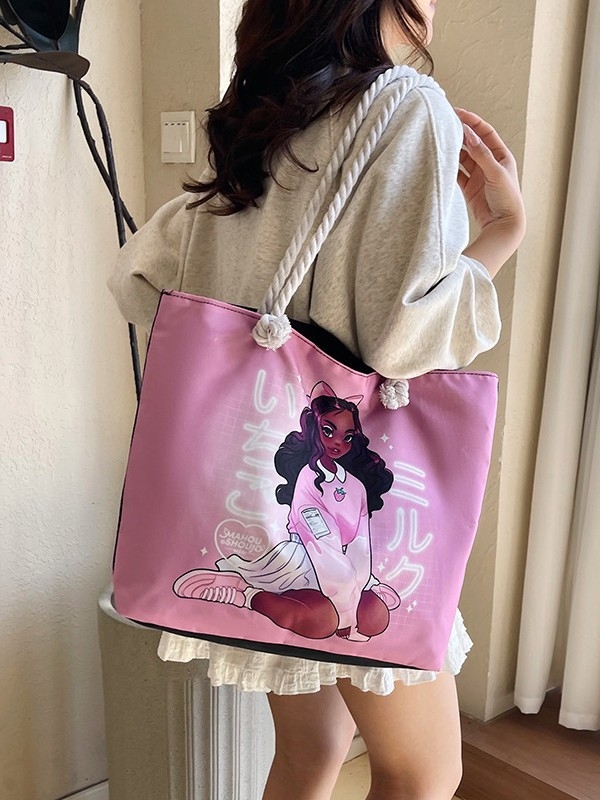 Kangas tote kott tõmblukuga, polüestri vooder, horisontaalne ruudukujuline kuju, topelt käepidemed