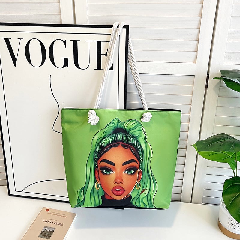 Kangas tote kott tõmblukuga, polüestri vooder, horisontaalne ruudukujuline kuju, topelt käepidemed