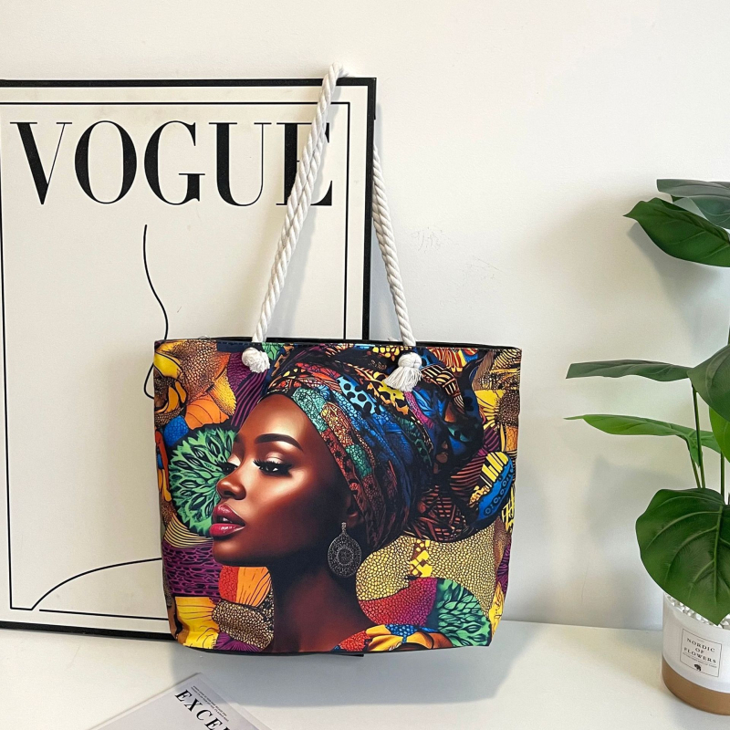 Kangas tote kott tõmblukuga, polüestri vooder, horisontaalne ruudukujuline kuju, topelt käepidemed