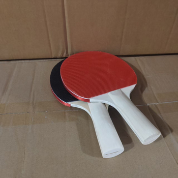 Reket za stolni tenis s dvostrukom gumom, horizontalni reketa, ploča od topolovog drva, težina oko 125 g