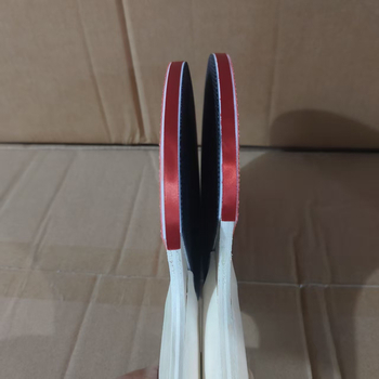 Reket za stolni tenis s dvostrukom gumom, horizontalni reketa, ploča od topolovog drva, težina oko 125 g