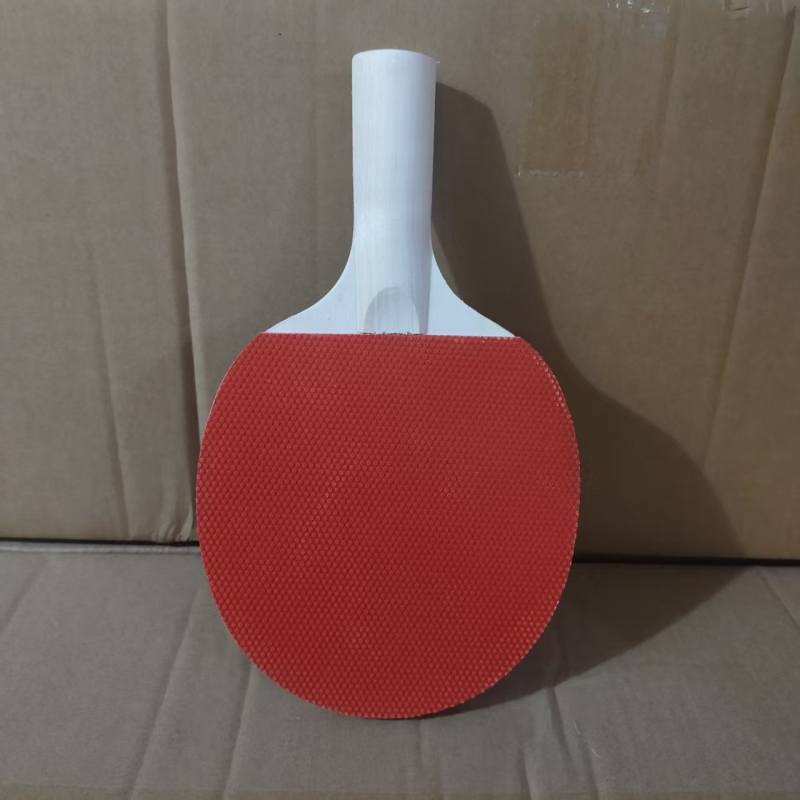 Reket za stolni tenis s dvostrukom gumom, horizontalni reketa, ploča od topolovog drva, težina oko 125 g