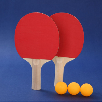 Deweilai set stolnog tenisa: 2 reketa i 3 loptice, vodoravne rekete