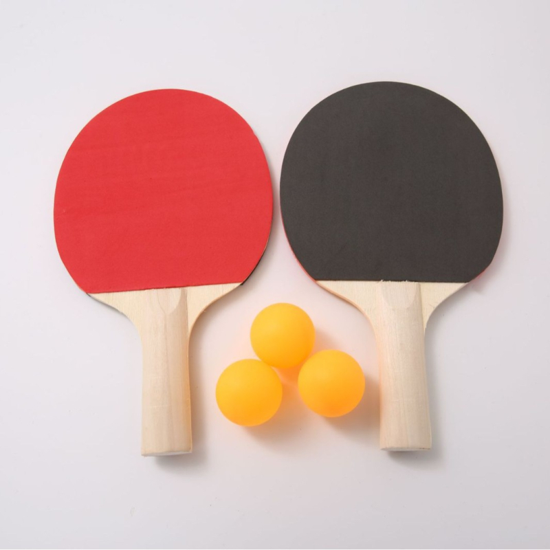 Deweilai set stolnog tenisa: 2 reketa i 3 loptice, vodoravne rekete