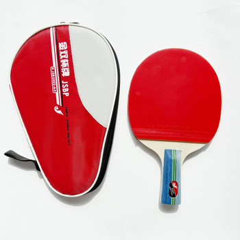 Reket stolnog tenisa, 2 zvjezdice, za učenike i početnike, direktni udarac; donja ploča: Poplar; guma: Anti-glue