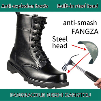 Välivarustuse lahingujalatsid terasest varbaga ja terasest tallaga, veekindel materjal, unisex, täiskasvanutele