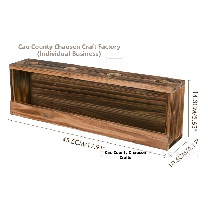 Drveni regał za rekete za stolni tenis - zidni, dvije etaže, moderan jednostavan stil, ugradbeni vijci