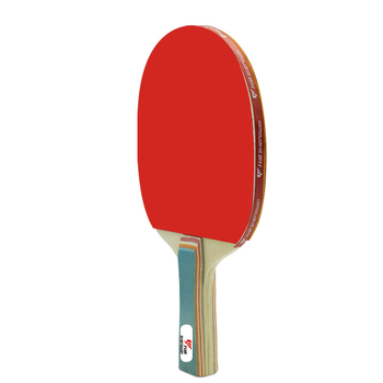 Тенис на маса ракети, комплект от 2 бр., Shengwei, липова дъска, гуми с лепило, хоризонтална ракетка