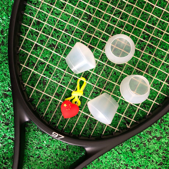 POWERTI husă silicon pentru spatele rachetei de tenis – Protecție la șocuri, Power Cap, Întărire mâner (Material: silicon; Brand: POWERTI; Sport: tenis; Personalizare: Da)