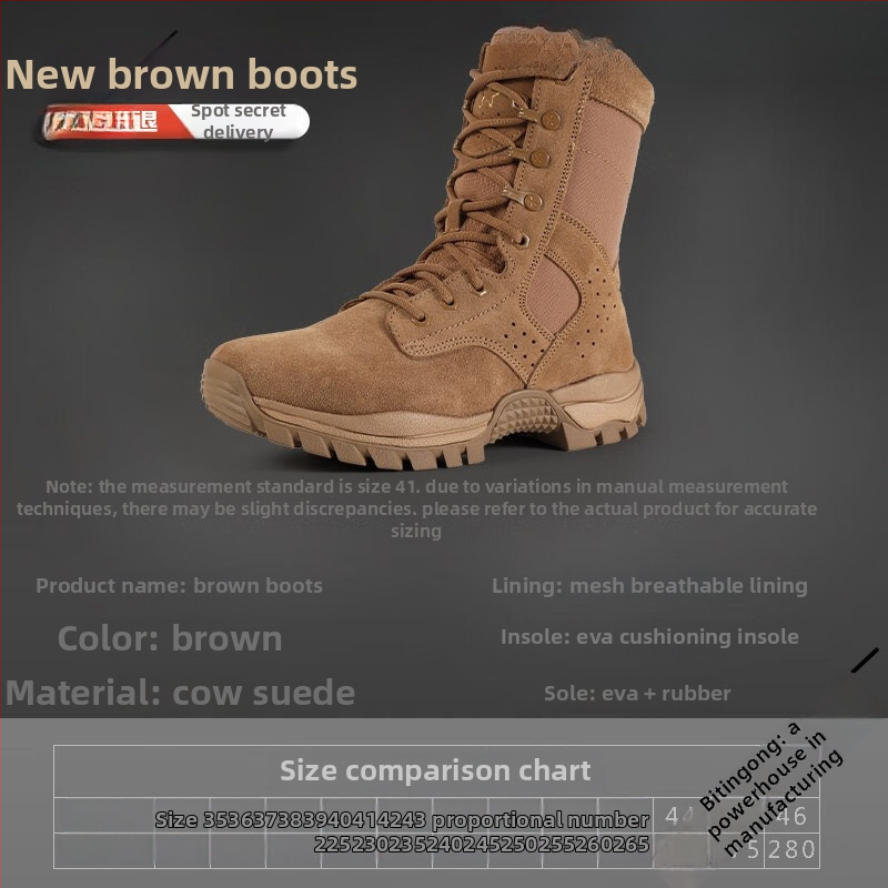 Vonkajšie vysoké bojové topánky, unisex pre dospelých, priedušný nylon, púštné taktické topánky