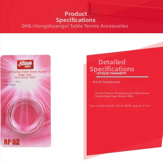 Double Happiness lauatennise raketi ääre kaitselint - siidist äärise kaitselint, lauatennis, fitness varustus