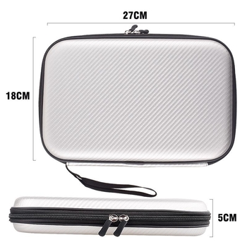 Калъф за тенис ракета за маса EVA, квадратен твърд корпус, голям капацитет, преносим (Персонализация: Да)