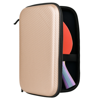 Калъф за тенис ракета за маса EVA, квадратен твърд корпус, голям капацитет, преносим (Персонализация: Да)