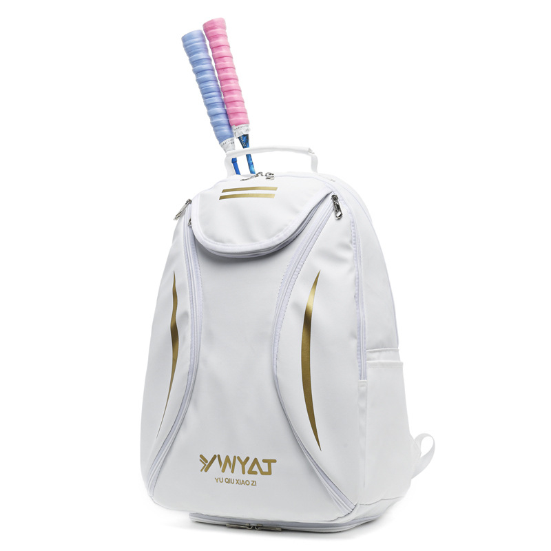 Раница за бадминтон/тенис с голяма вместимост – 3 ракети, PU водоустойчива, печат на лого, марка Ywyat