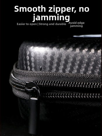 Galda tenisa raketes soma ar stingru sešstūra formu, oglekļa šķiedras tekstūra, ūdensizturīga, liela ietilpība, pārnēsājama