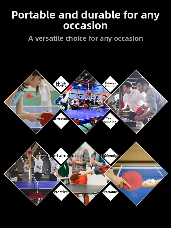 Kokutaku cieta kvadrāta galda tenisa raketes un bumbiņu soma, liela ietilpība, pārvietojama, ūdensnecaurlaidīga, materiāls Oxford cloth