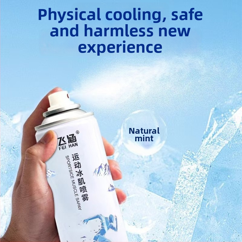 Спортен спрей за ледено охлаждане на мускули – за футбол и бягане, помощни средства за тренировка, спрей за ледено компресно охлаждане, Far Yang