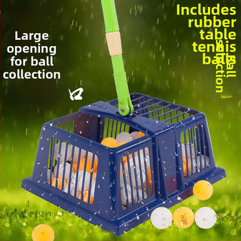 Galda tenisa bumbu savācējs, liela ietilpība, viegls, materiāls: zīda zieds