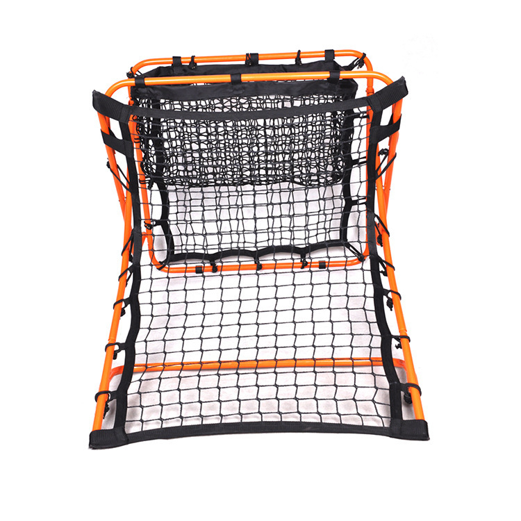 Футболен треньорски помощник, мултифункционален треньор за стрелба и подаване, двустранна мрежа за отскок, преносим, неплъзгащ се; Материал: Желязо + мрежа за топка; Бранд: BENLEE MZ; Произход: Zhejiang
