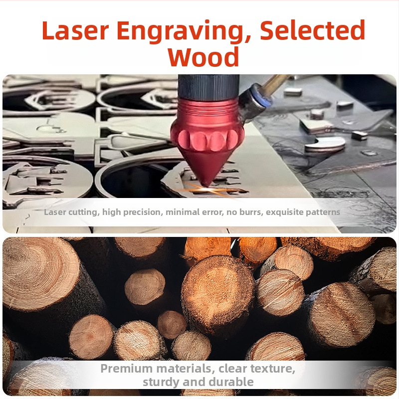 Medinė 3D dėlionė pistoleto formos stalo tenisui, DIY pritaikymas, OEM logotipas, daugiafunkcinis žaislas