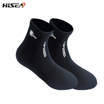 Чорапи за гмуркане HISEA – антихлъзгащи, хладоустойчиви, топли, защита от корали, 2 мм дебелина