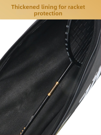 Spike badmintona reketes vāciņš – Oxford audums, ūdensizturīgs un skrāpējumu izturīgs, pleca pārvadāšanas soma uzglabāšanai, pieaugušajiem, badminton/tenisa aprīkojums