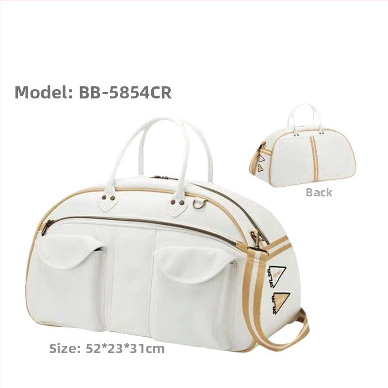 Badmintona soma ar atsevišķu apavu nodalījumu un raketes nodalījumu, ūdensnecaurlaidīgs audums, PU materiāls, pleca vai crossbody nēsāšana