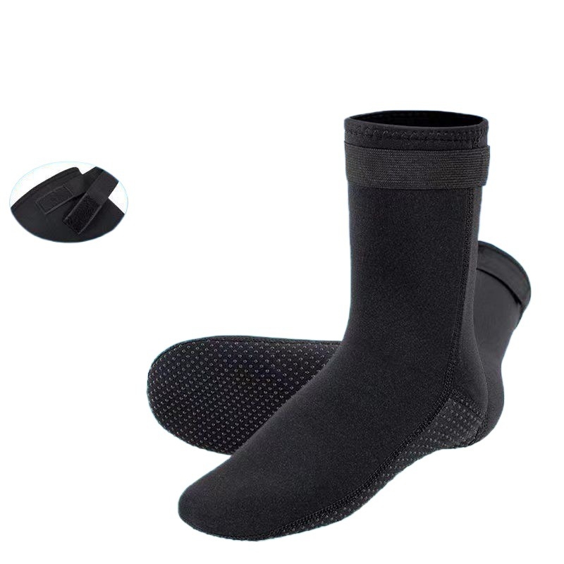 Дълги дебели дайвинг чорапи, 3 мм бързосъхнещи, против хлъзгане, устойчиви на корали, топли за шнорхелинг