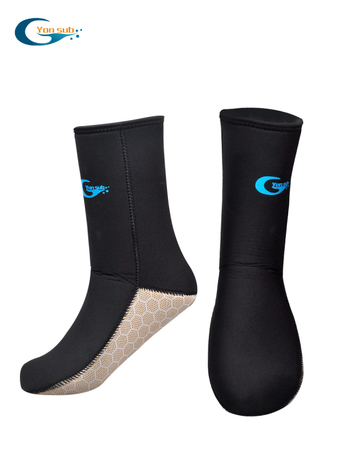 Дайвинг чорапи от неопрена, 5 мм дебелина, противохлъзгаща подметка, топли за зимно плуване и гмуркане – за деца