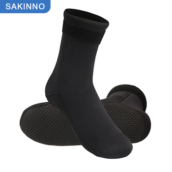 Дайвинг чорапи за гмуркане – 3 мм неопрен, антихлъзгащи, против порязвания за шнорхелинг и свободно гмуркане