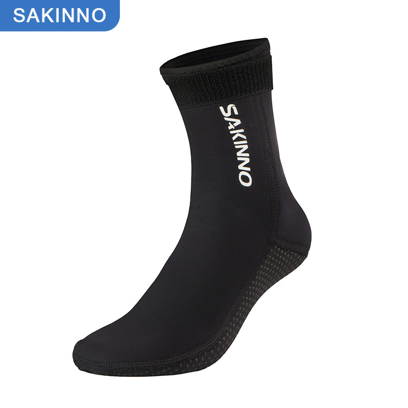 Дайвинг чорапи за гмуркане – 3 мм неопрен, антихлъзгащи, против порязвания за шнорхелинг и свободно гмуркане