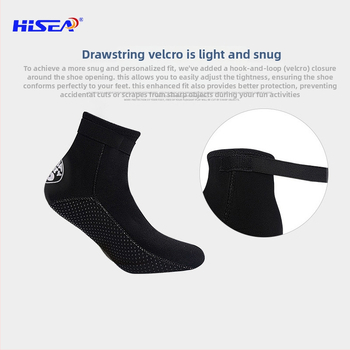 Чорапи за гмуркане | Материал: Нейлон | Марка: Hisea | Лицензирана частна марка: Не