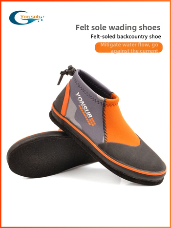 Unisex vodene tenisice za vanjske vodene aktivnosti: ronjenje, surfanje na plaži i istraživanje rijeka (neopren; filc potplat; Yon Sub; licencirana privatna etiketa; ronilačke čarape)