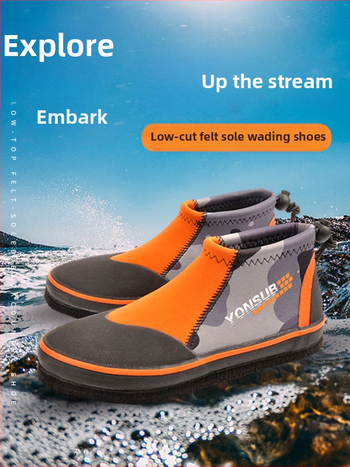 Unisex vodene tenisice za vanjske vodene aktivnosti: ronjenje, surfanje na plaži i istraživanje rijeka (neopren; filc potplat; Yon Sub; licencirana privatna etiketa; ronilačke čarape)